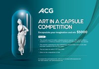 ACG startet den einzigartigen Wettbewerb „Art in a Capsule“