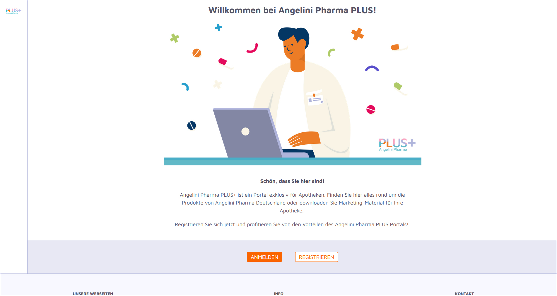 Angelini Pharma PLUS Portal bietet Apotheken Informationen und Weiterbildungsmöglichkeiten aus einer Hand