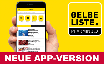 Gelbe Liste Pharmindex App mit neuen Funktionen