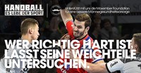 Kampagne des deutschen Handballs setzt sich für Movember Foundation ein