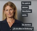 Katrin Müller-Hohenstein unterstützt Kampagne der Herzstiftung "Jetzt den EMAH-Check machen!"