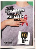McDonald's Deutschland macht sich stark im Kampf gegen AIDS
