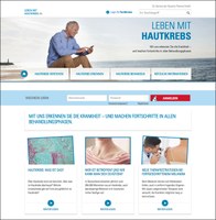 Neue Patientenwebsite "leben-mit-hautkrebs.de"