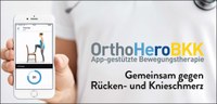 OrthoHeroBKK unterstützt Patienten bei Rücken- und Knieleiden
