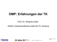 DMP: Erfahrungen der TK